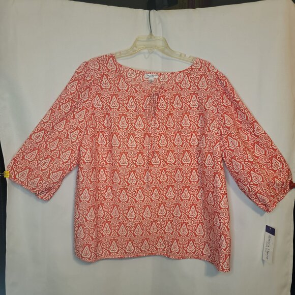 NWT Rebecca Malone Blouse - Picture 1 of 5